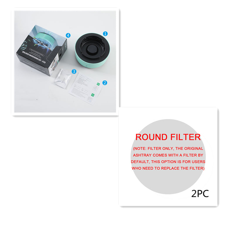 Automatic Smoke Removal Ashtray