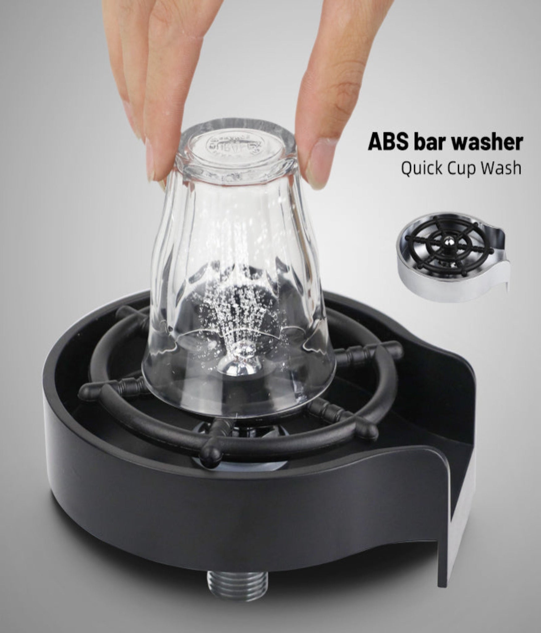 Automatic Faucet Cup Washer
